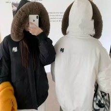 批发工装棉服女冬季2026新款短款小个子大毛领派克服棉衣外套爆款