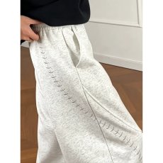 批发美式高街做旧脏水洗白色牛仔裤男潮牌垂感直筒<b class='q'>长裤</b>痞帅扎染阔腿裤