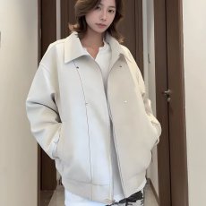 批发秋冬美式潮牌复古PU皮衣机车服外套男女宽松潮流百搭情侣夹克