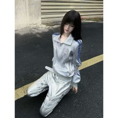 批发美式立领夹克<b class='q'>男</b>款春秋季潮牌百搭宽松<b class='q'>休闲</b><b class='q'>外套</b>高级感痞帅运动