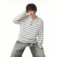 批发潮流条纹打底衫内搭秋冬上衣秋装<b class='q'>新款</b>长袖t恤衫ins流行<b class='q'>新款</b>潮牌