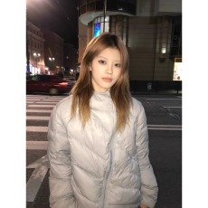 批发放射性轻量化排骨羽绒<b class='q'>服</b>男款冬季斜拉链设计感棉<b class='q'>服</b>保暖连帽棉衣
