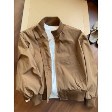 批发cleanfit棕色美式外套男款秋季潮牌美拉德穿搭短款飞行夹克<b class='q'>棒球</b>服