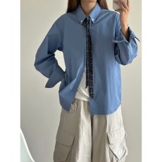 批发文艺气质西装<b class='q'>衬衫</b>男宽松潮流高级感韩式坠感痞帅<b class='q'>长袖</b>设计感<b class='q'>衬衣</b>